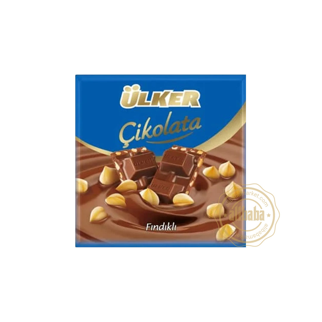 ULKER HAZELNUT CHOCOLATE BARS 75GR