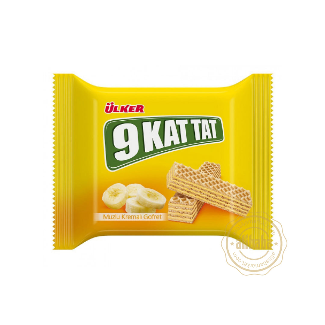 ULKER 9 KAT BANANA WAFERS 39GR - Altin Grocery Wafer Ulker