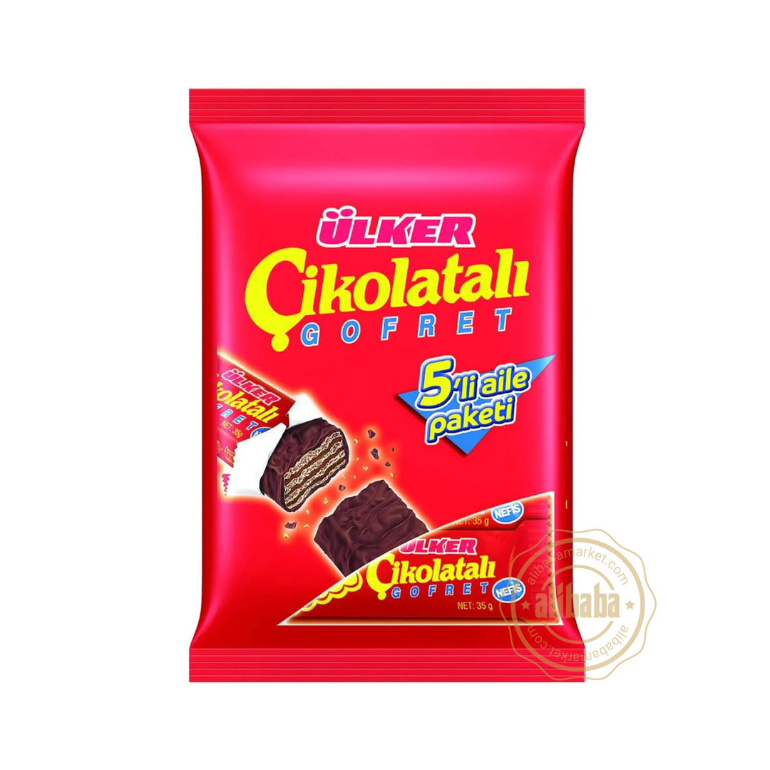 ULKER CHOCOLATE WAFERS 5PK 180 GR