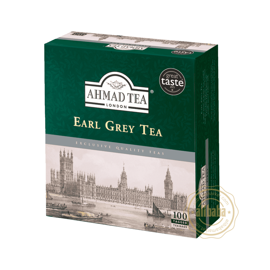 AHMAD TEA EARL GREY TEA 100TB (TAG) - Altin Grocery Tea Ahmad Tea