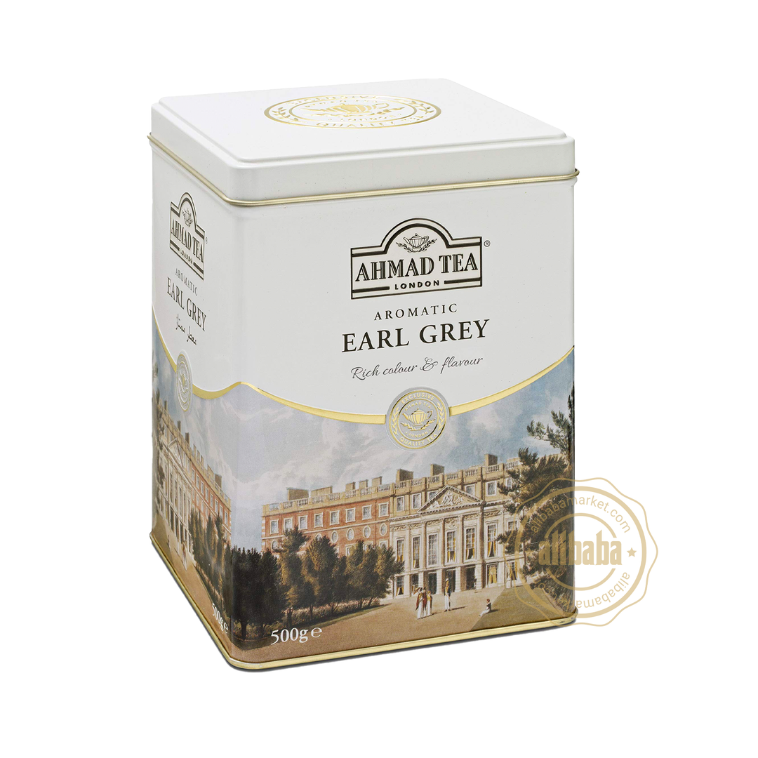 AHMAD TEA AROMATIC EARL GREY TEA TIN 500GR - Altin Grocery Tea Ahmad Tea