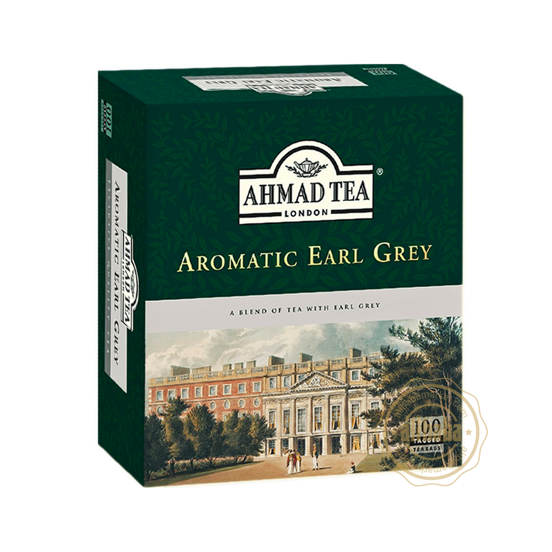 AHMAD TEA AROMATIC EARL GREY 100 TB - Altin Grocery Tea Ahmad Tea