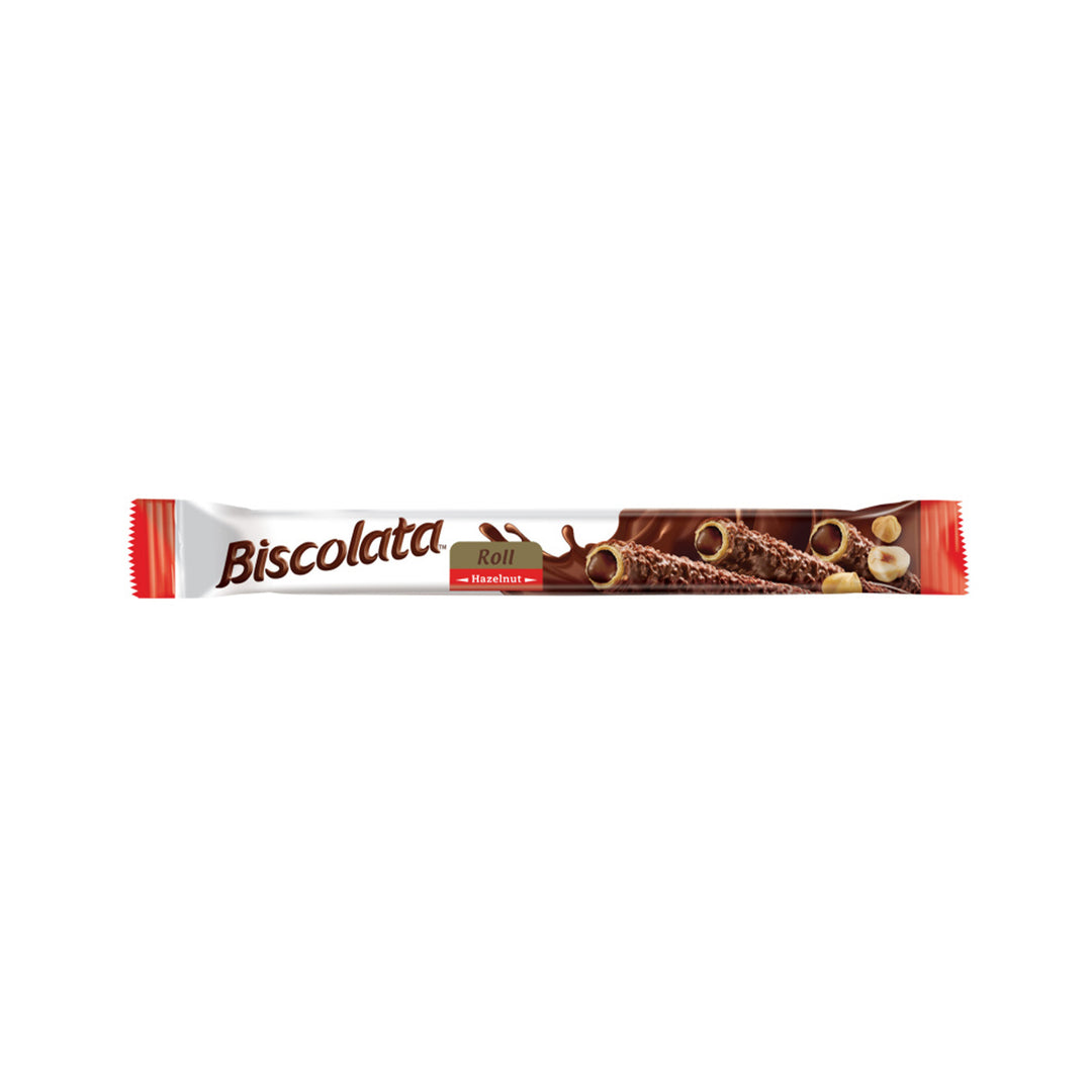 BISCOLATA ROLL HAZELNUT - Altin Grocery Wafer Solen