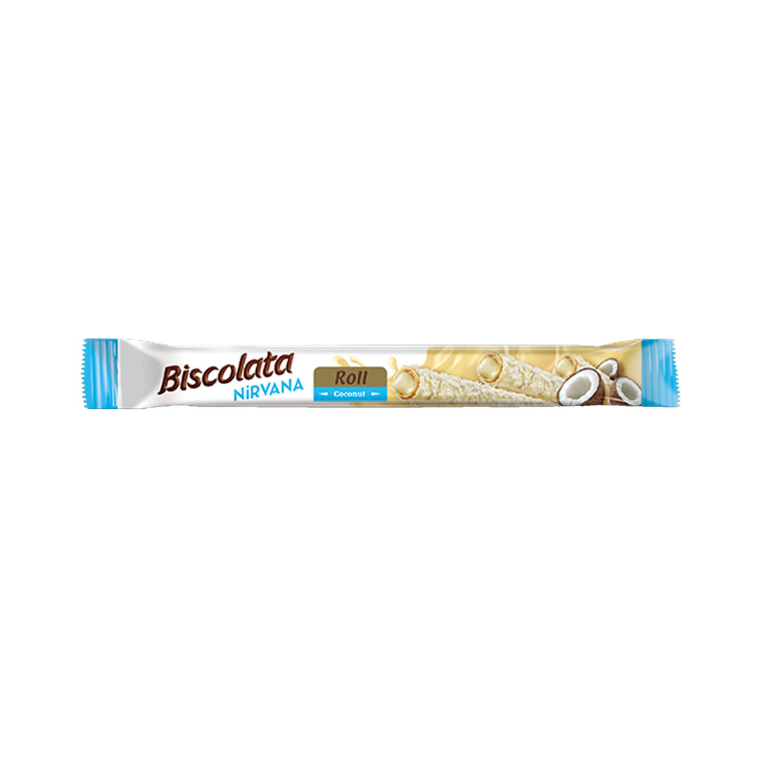 BISCOLATA ROLL COCONUT - Altin Grocery Wafer Solen