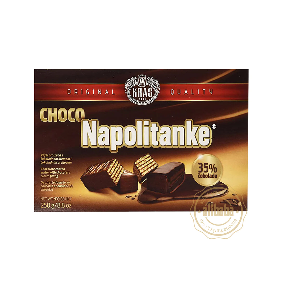 KRAS CHOCO NAPOLITANKE WAFERS 250GR