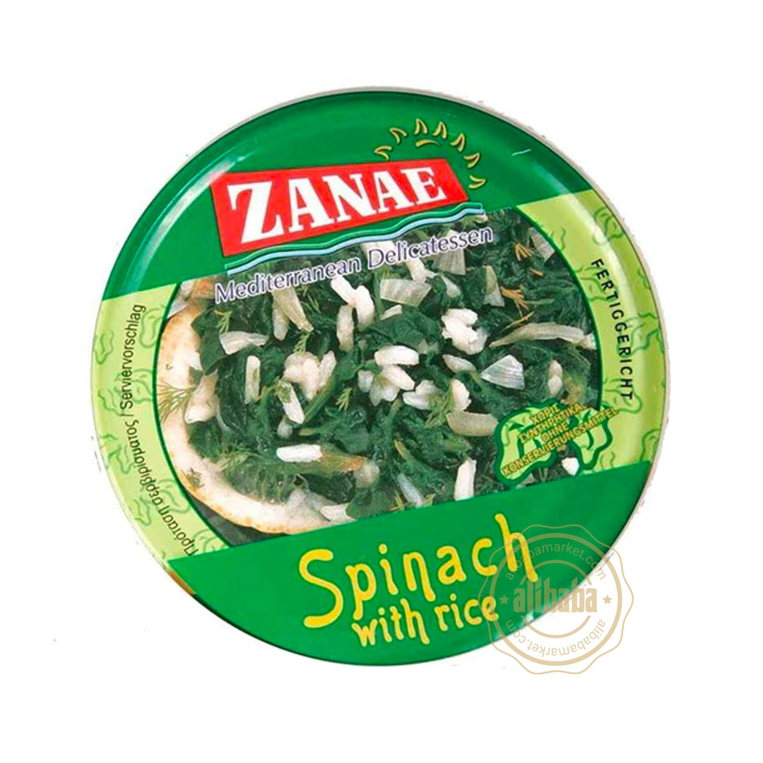 ZANAE SPINACH W RICE 280GR - Altin Grocery Ready Meal Zanae