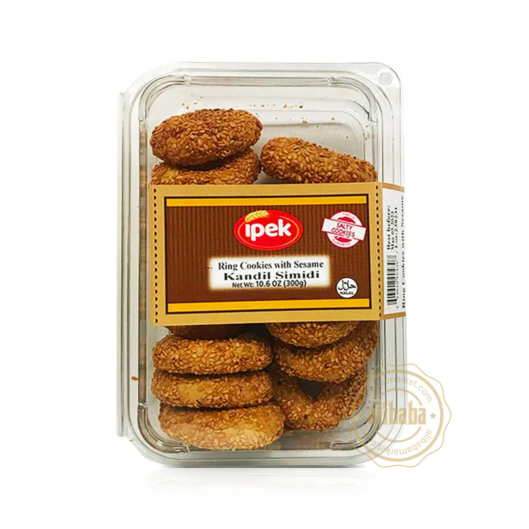 Ipek Ring Cookies With Sesame (Kandil Simidi) 300gr