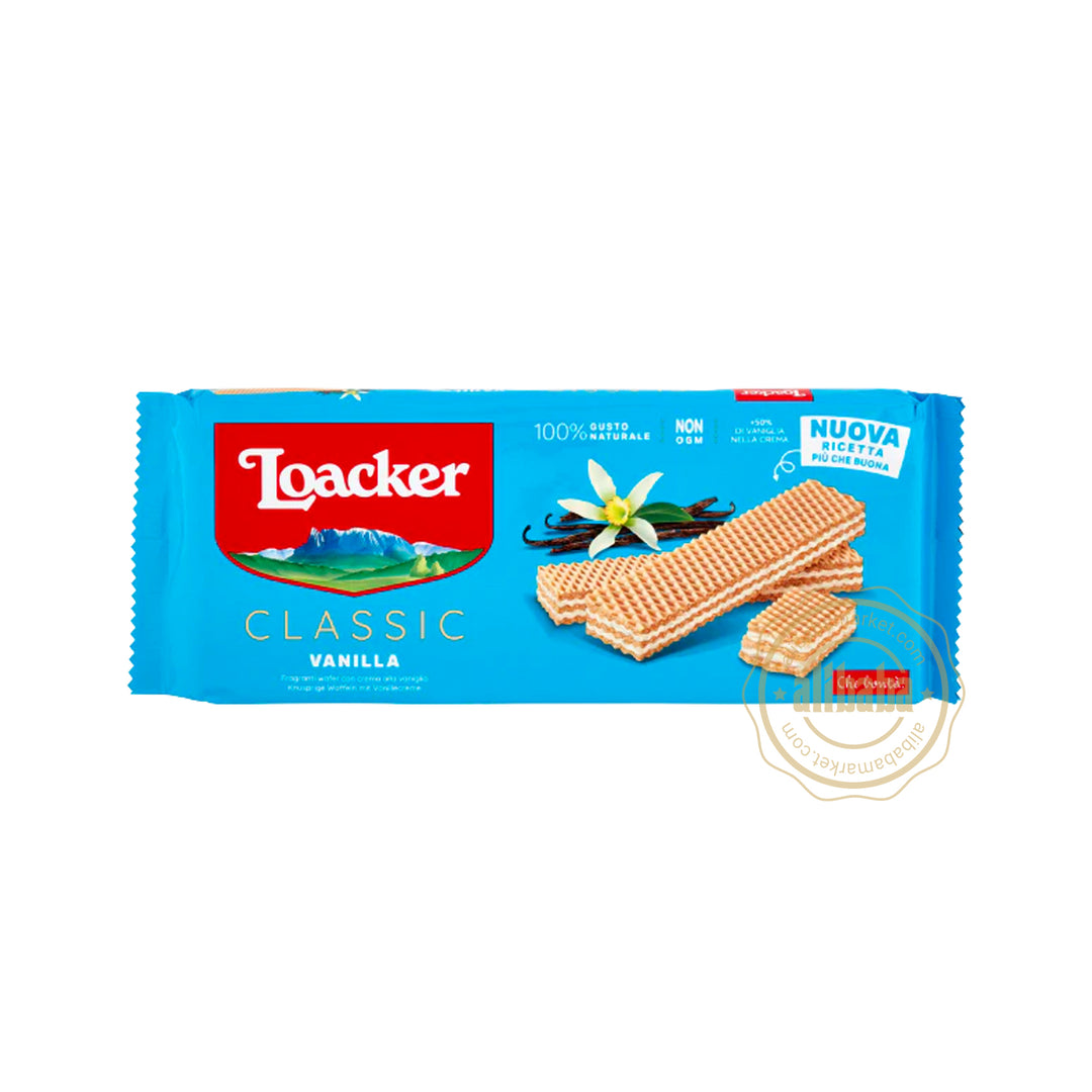 LOACKER CLASSIC - VANILLA WAFER 175GR - Altin Grocery Wafer Loacker