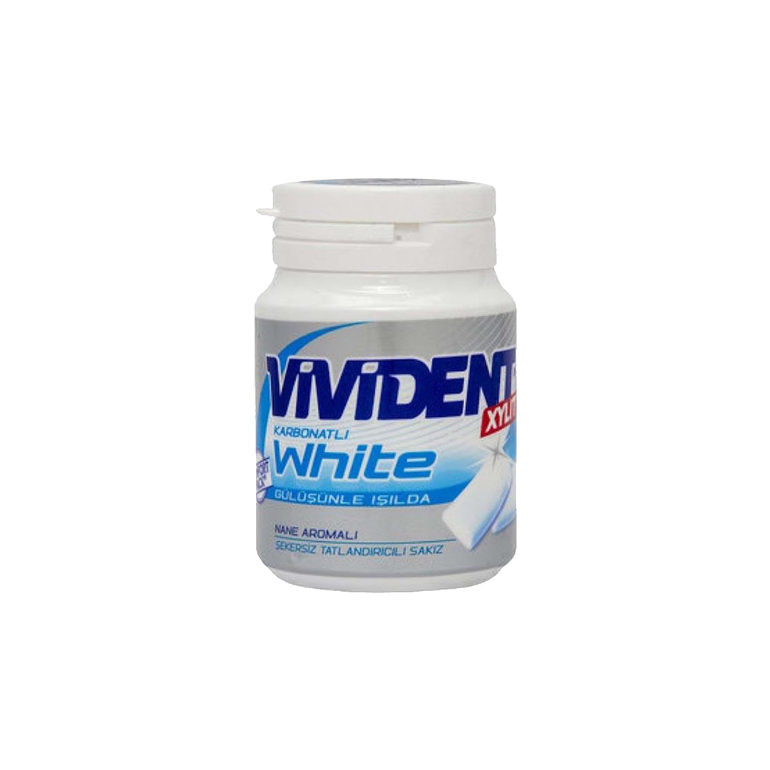 VIVIDENT XYLIT WHITE GUM W GREEN MINT 67G - Altin Grocery Gum Vivident