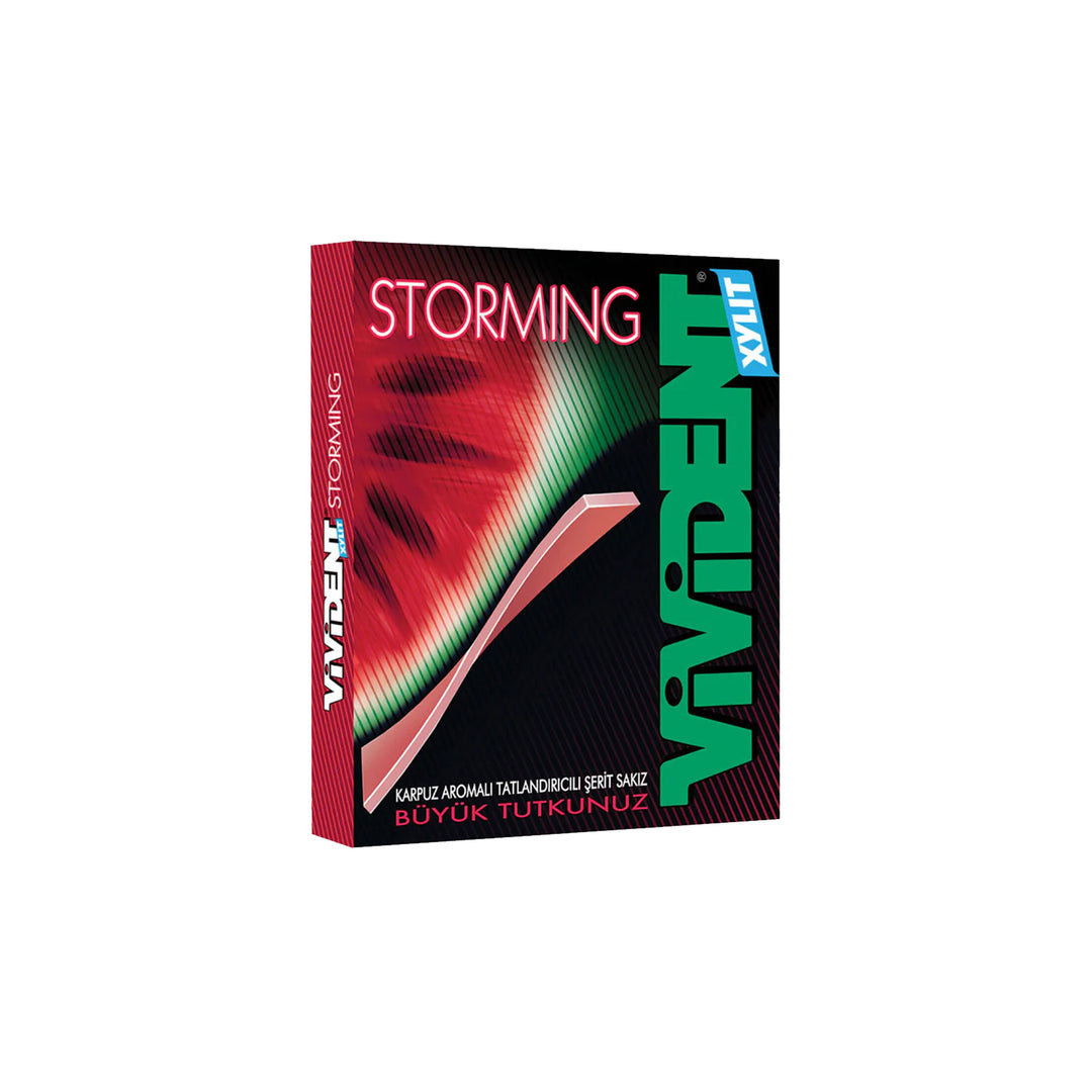 VIVIDENT STORMING GUM W WATERMELON 33G - Altin Grocery Gum Vivident