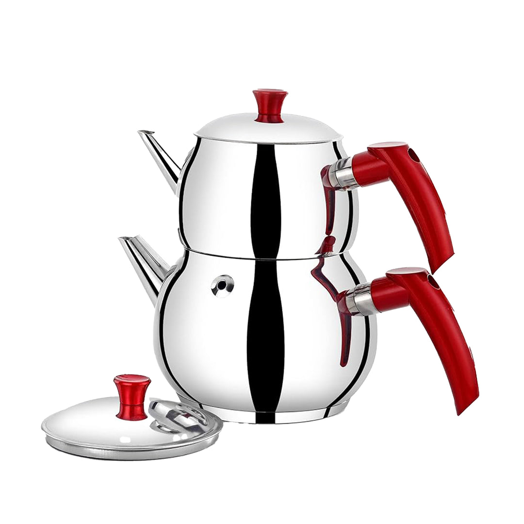 HAKAN BONDY TEA POT MINI SIZE 0.8 LT + 1.2 LT - Altin Grocery Teapot Hakan