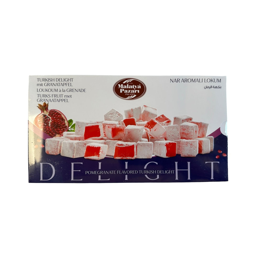 MALATYA PAZARI TURKISH DELIGHT W POMEGRANATE FLAVOR 350G - Altin Grocery Turkish Delight Malatya Pazari