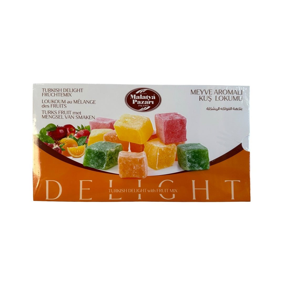 MALATYA PAZARI TURKISH DELIGHT W MIX FLAVOR 350G - Altin Grocery Turkish Delight Malatya Pazari