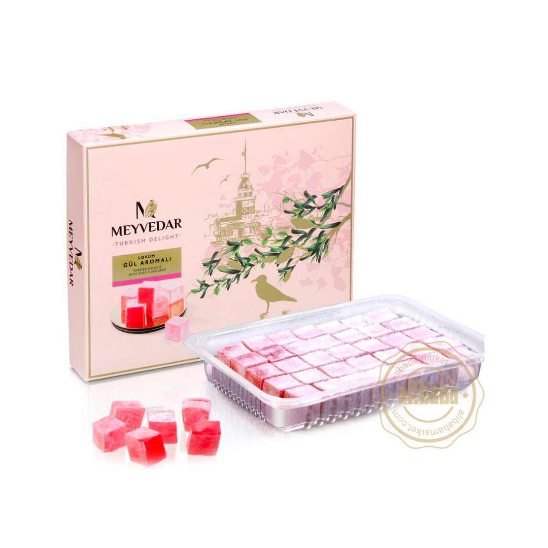 MP MEYVEDAR TURKISH DELIGHT WITH ROSE FLAVOURED 400GR