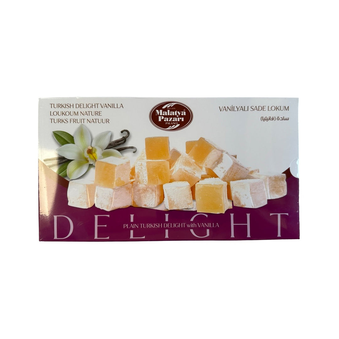 MALATYA PAZARI TURKISH DELIGHT W VANILLA FLAVOR 350G - Altin Grocery Turkish Delight Malatya Pazari