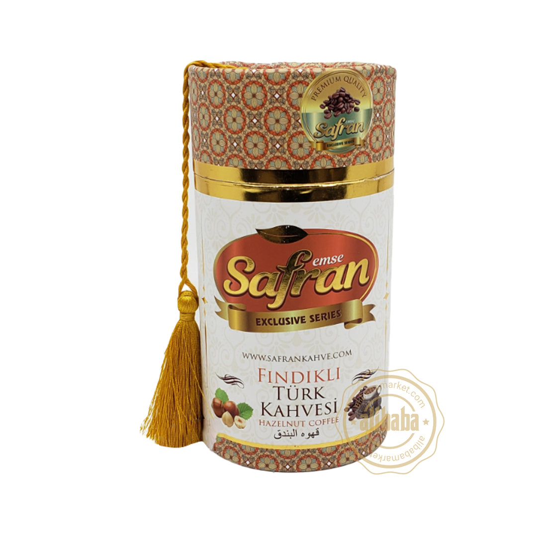 SAFRAN TURKISH COFFEE W HAZELNUT 250GR - Altin Grocery Coffee Safran