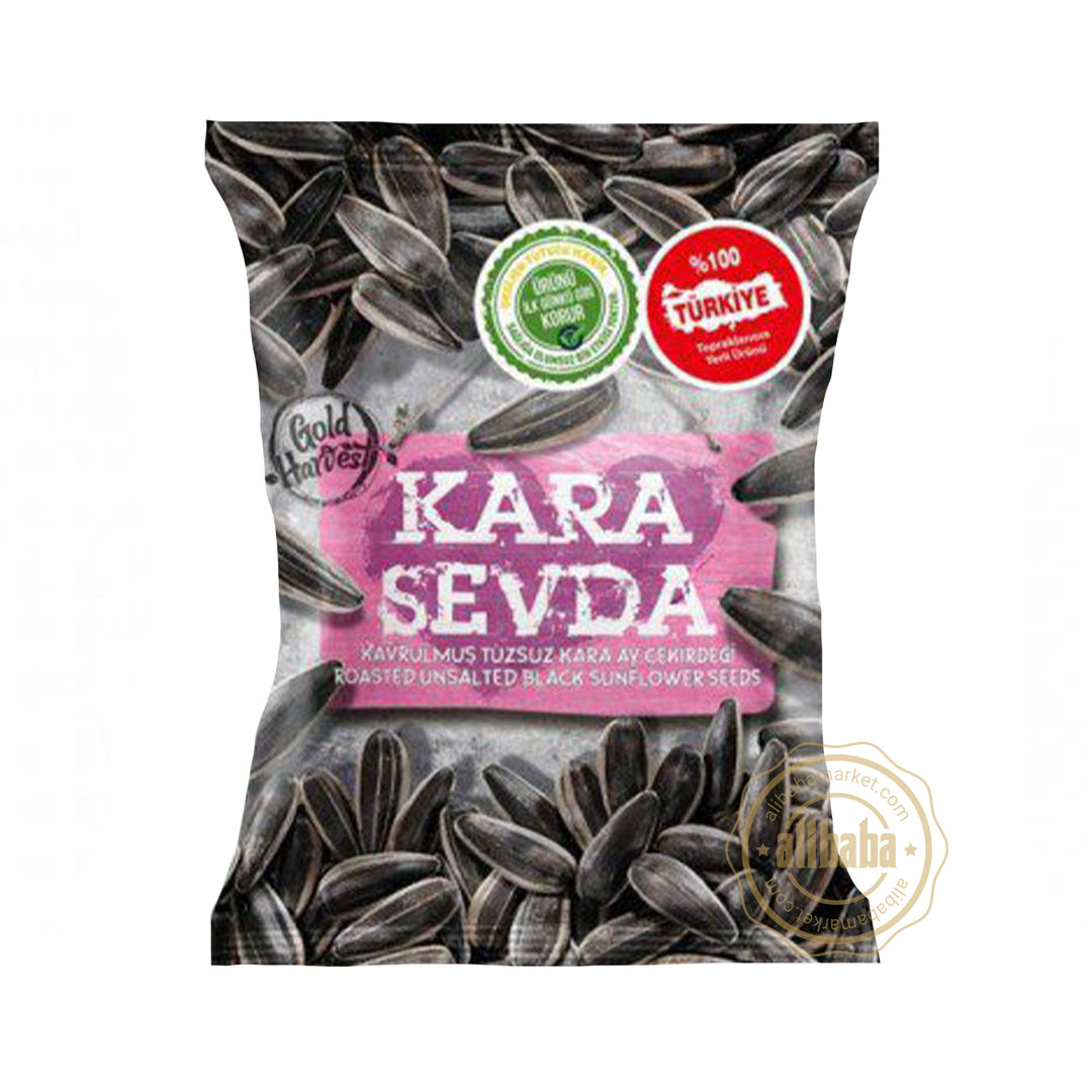 KARA SEVDA ROASTED SALTED BLACK SUNFLOWER SEEDS 284GR