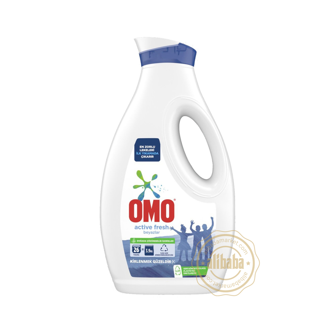 OMO ACTIVE LIQUID LAUNDRY DETERGENT ACTIVE FRESH 1.69L - Altin Grocery Detergent Omo