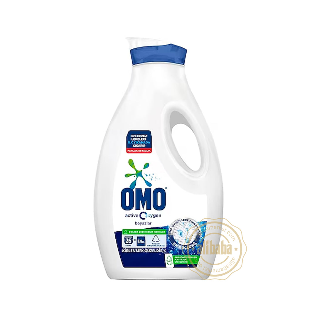 OMO ACTIVE LIQUID LAUNDRY DETERGENT OXYGEN 1.69L - Altin Grocery Detergent Omo