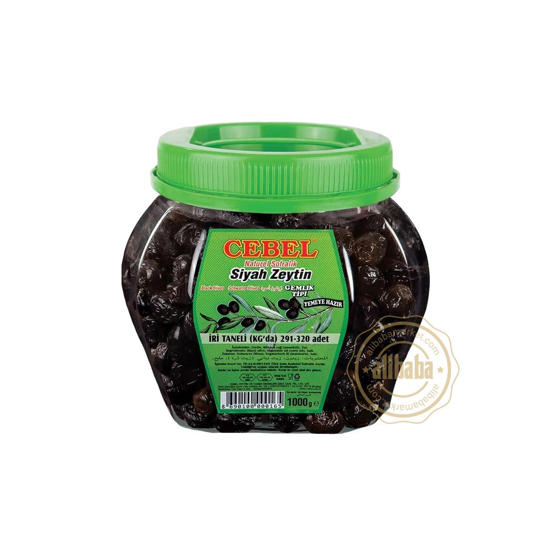 CEBEL BLACK OLIVE S (GREEN 291-320) 1000GR - Altin Grocery Olive Cebel