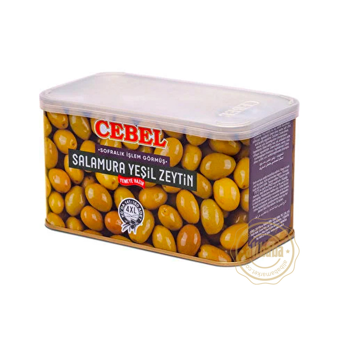 Cebel Pickled Green Olive 4XL (141-160) (Tin) 600g