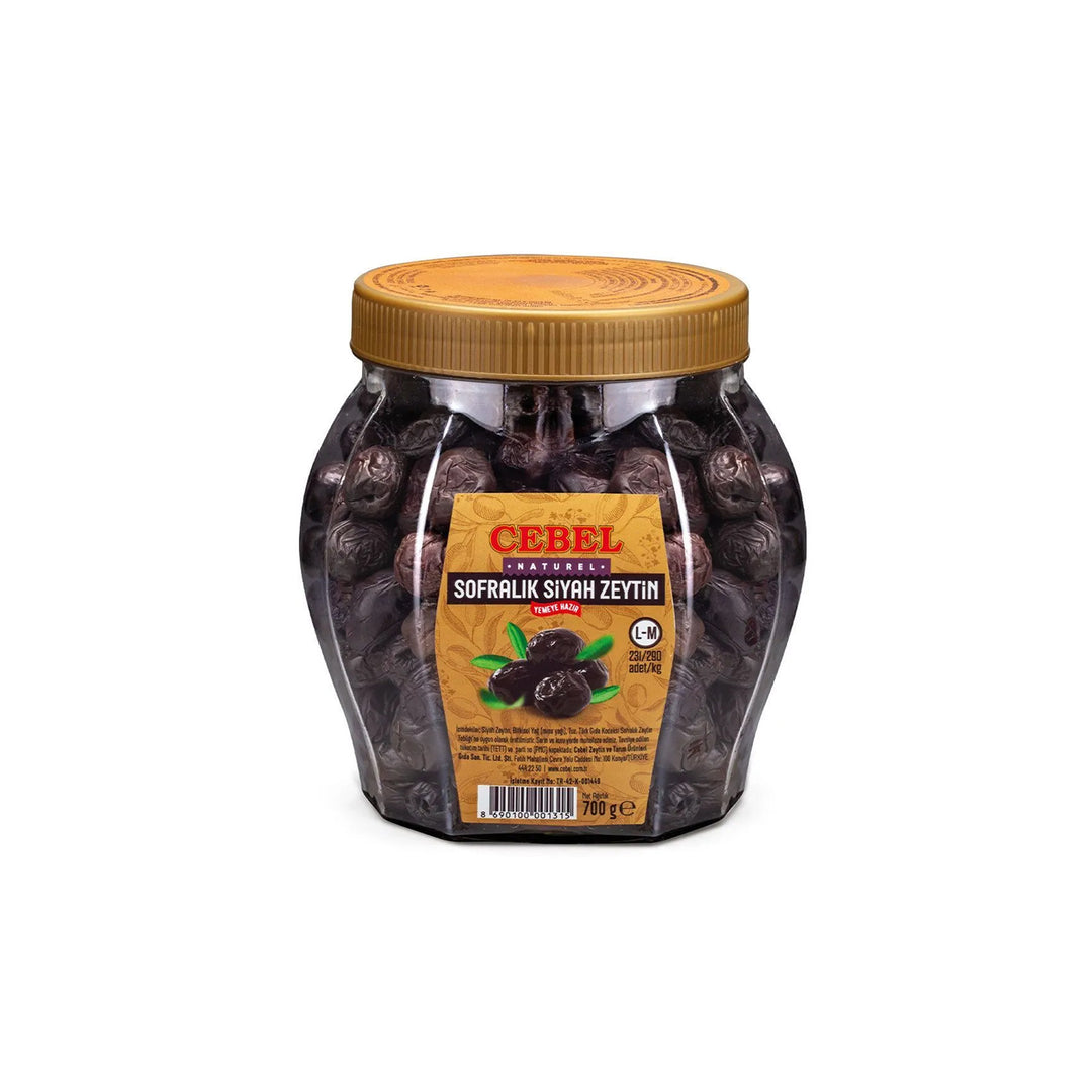 CEBEL BLACK OLIVE L-M (GOLD 231-290) 700GR - Altin Grocery Olive Cebel