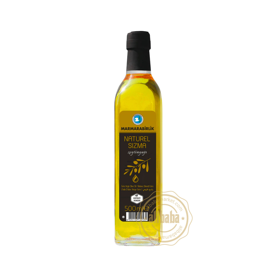 MB EXTRA VIRGIN OLIVE OIL 500ML GLASS - Altin Grocery Oil Marmarabirlik