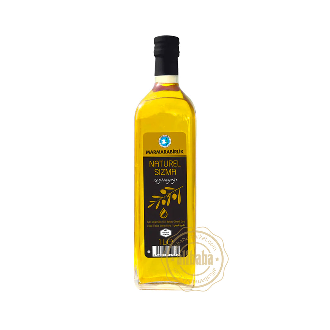 MB EXTRA VIRGIN OLIVE OIL 1LT GLASS - Altin Grocery Oil Marmarabirlik