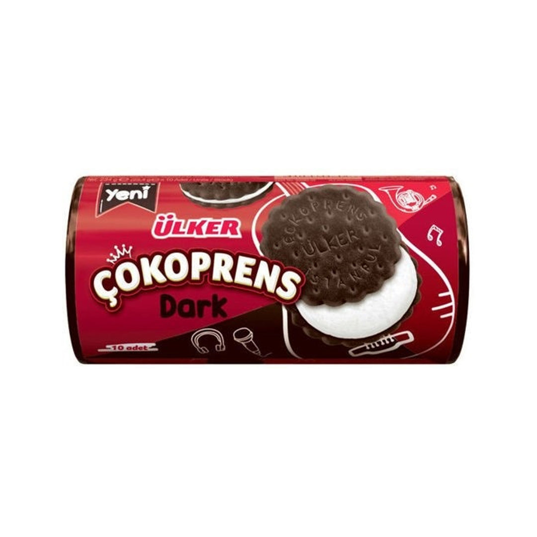 ULKER CHOCOSANDWICH DARK 10PK 234GR - Altin Grocery Biscuits Ulker