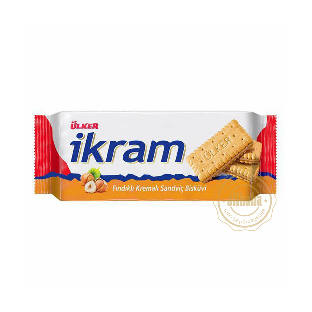 ULKER IKRAM BISCUIT w HAZELNUT 84GR