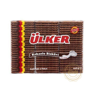 ULKER TEA BISCUITS W COCOA 450GR