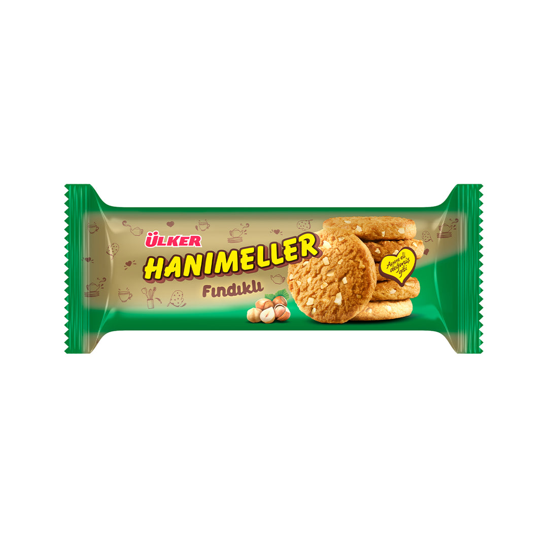ULKER HANIMELLER FINDIKLI BISKUVI 82GR - Altin Grocery Biscuits Ulker