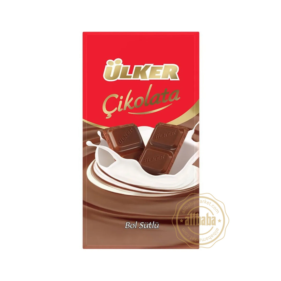 ULKER MILK CHOCOLATE BARS 80GR