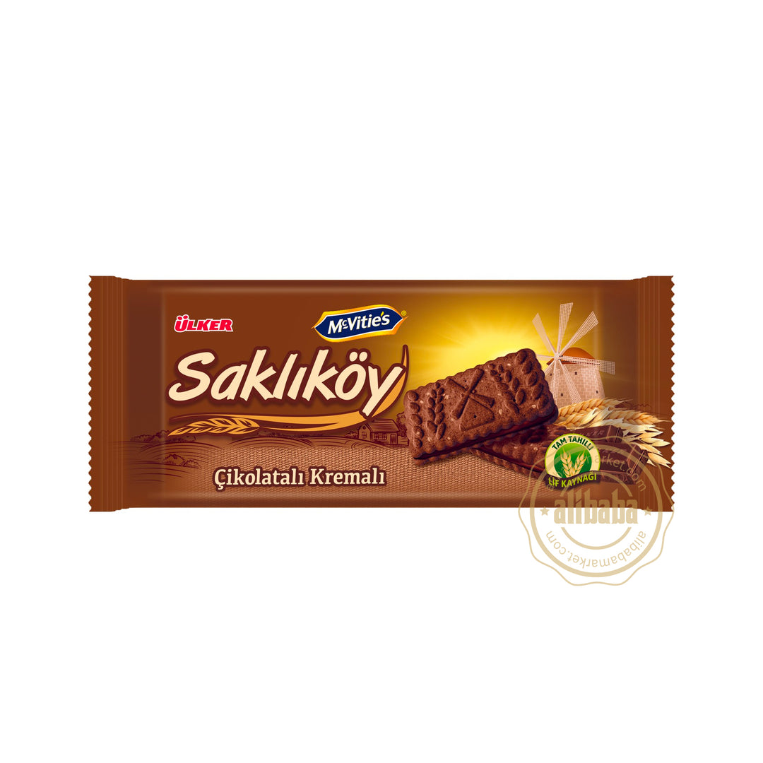 ULKER SAKLIKOY COCOA CREAM BISCUITS 87GR - Altin Grocery Biscuits Ulker