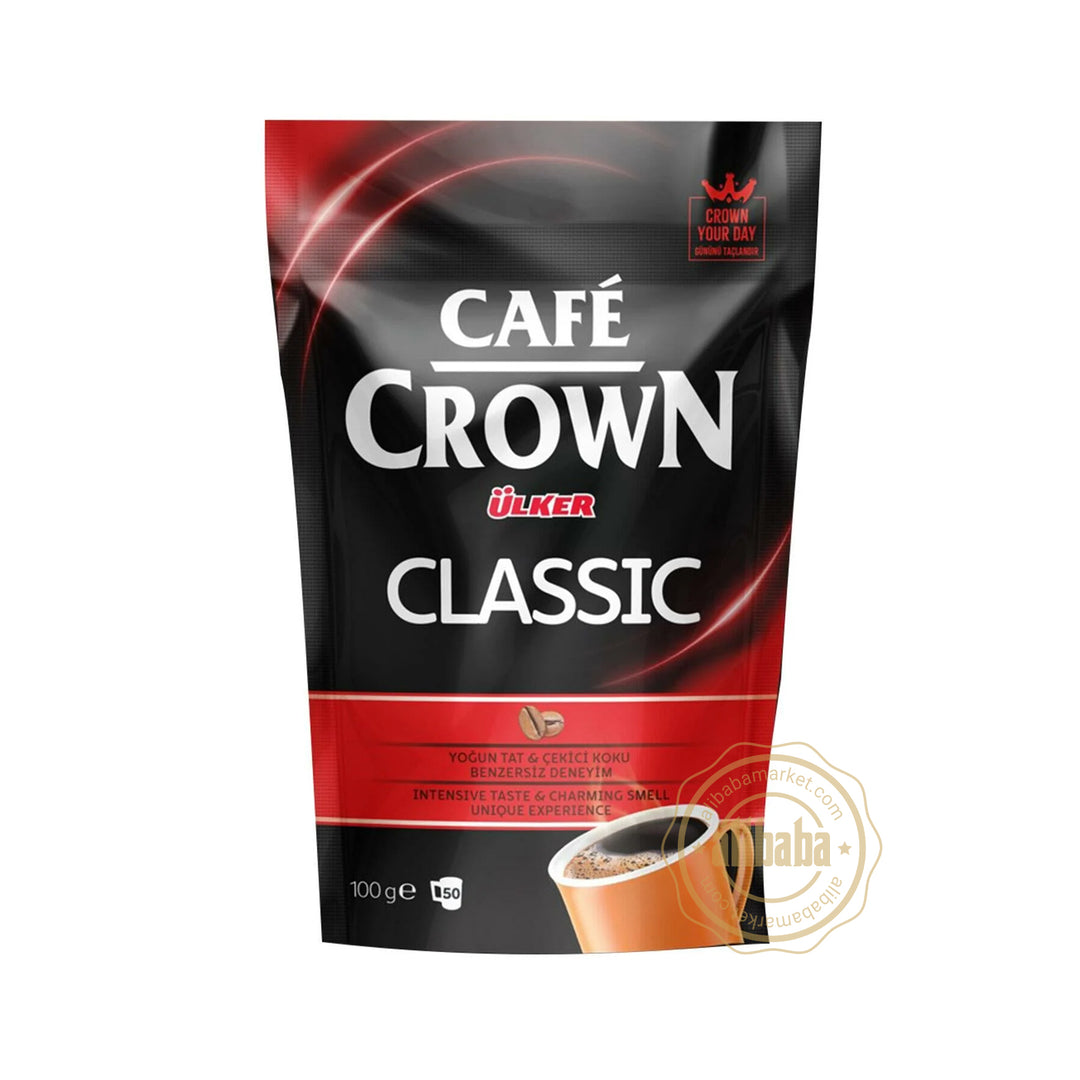 ULKER CAFE CROWN CLASSIC COFFEE 100GR - Altin Grocery Coffee Ulker