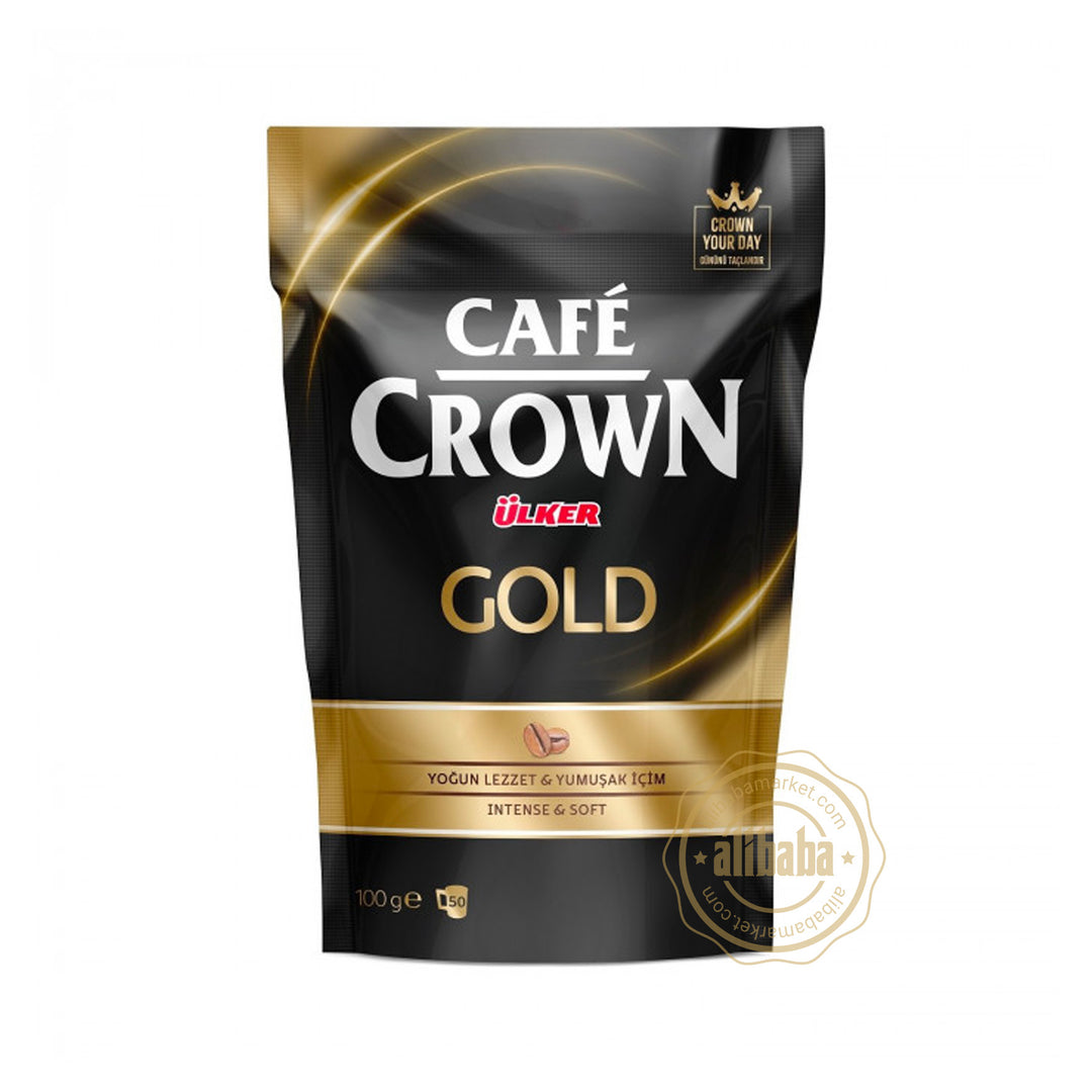 ULKER CAFE CROWN GOLD COFFEE 100GR - Altin Grocery Coffee Ulker