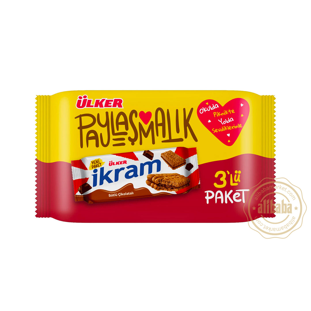 ULKER IKRAM BISCUIT w CHOCOLATE 252GR
