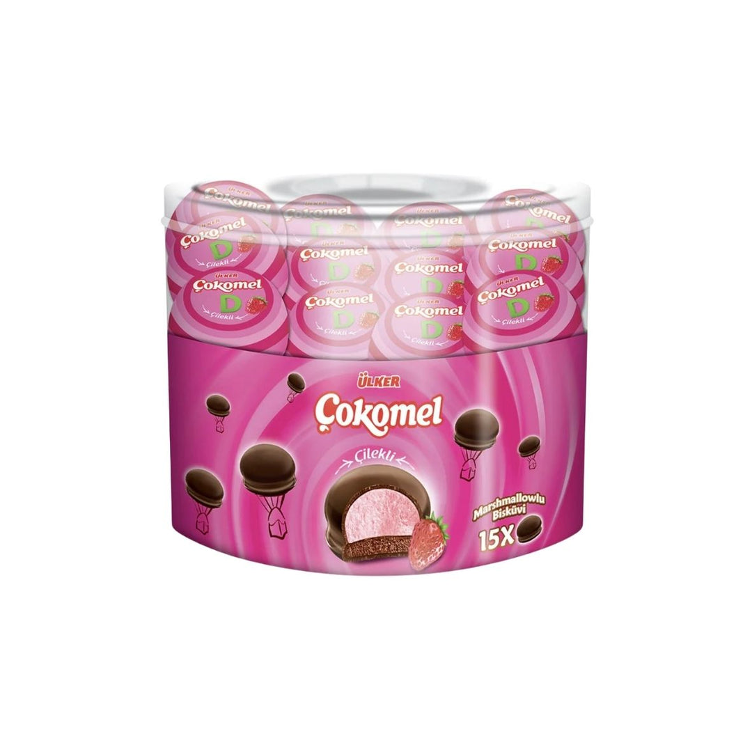 ULKER COKOMEL STRAWBERRY 180GR CYLINDER