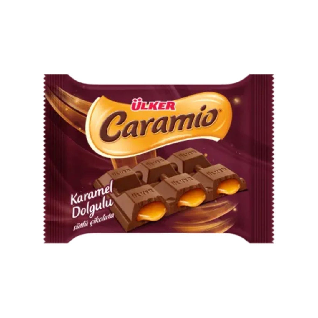 ULKER CARAMIO CARAMEL FILLED BAR CHOCOLATE 55GR