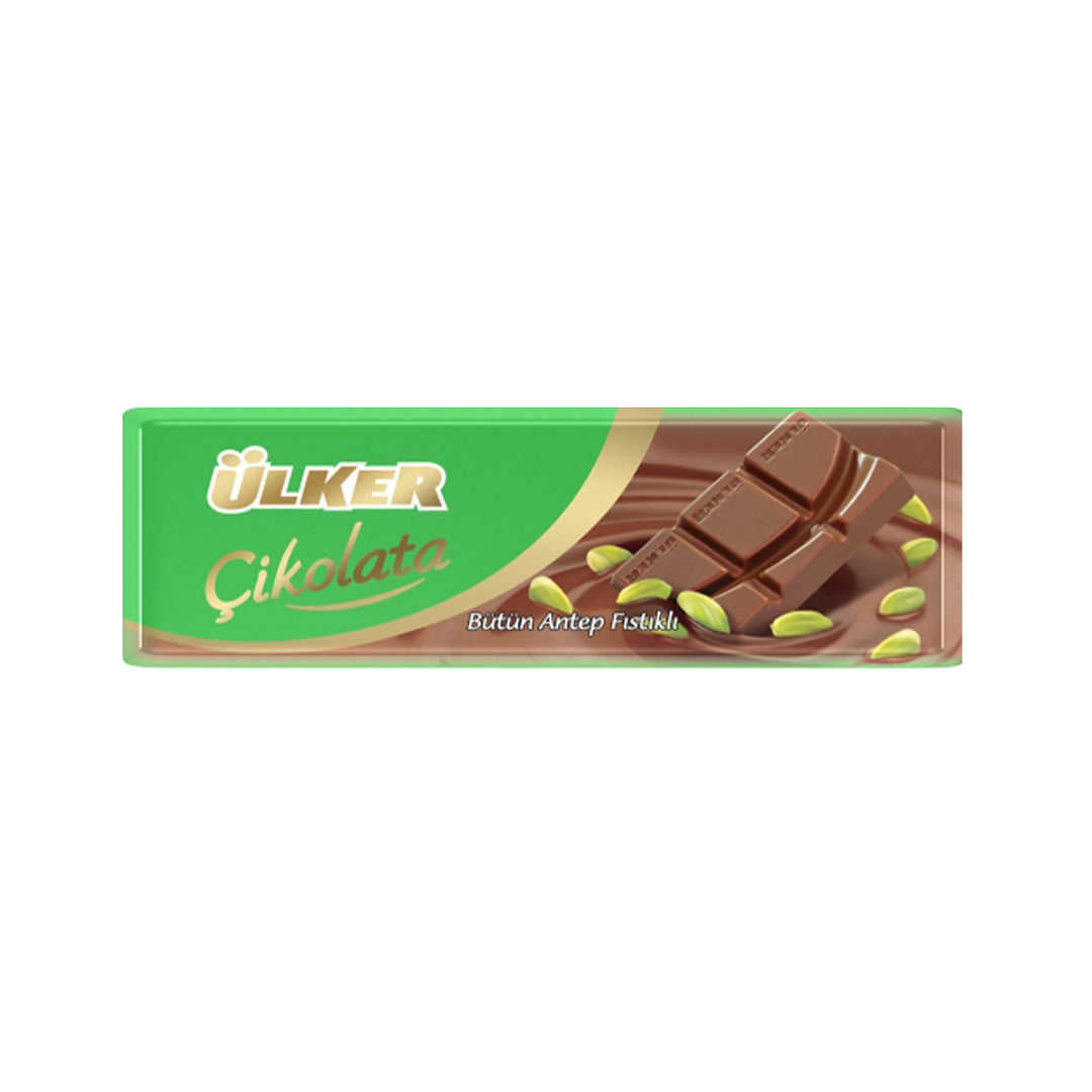 ULKER MILK CHOCALATE W PISTACHIO 30G - Altin Grocery Chocolate Ulker