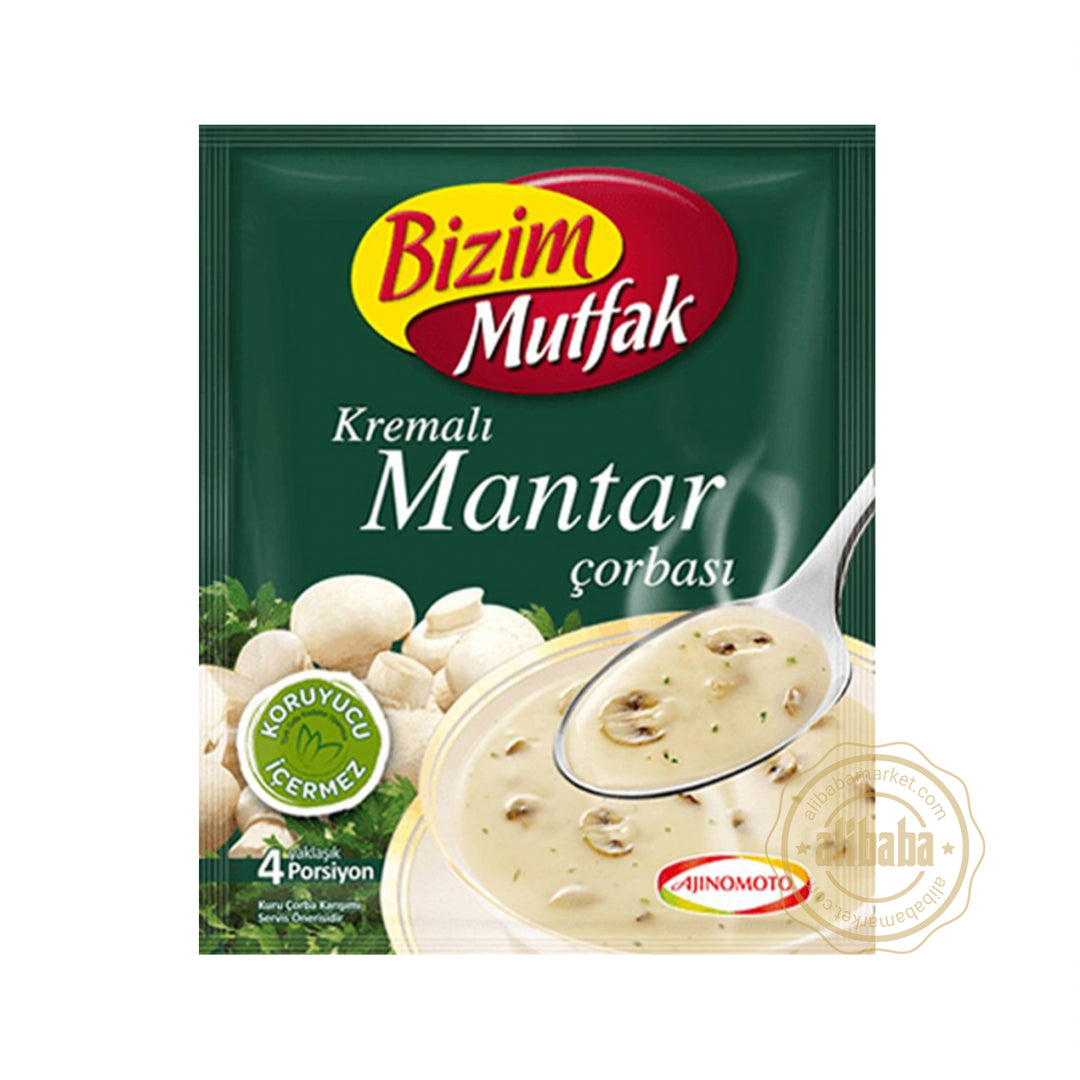 BIZIM MUTFAK CREAM MUSHROOM SOUP 65GR - Altin Grocery Soup Ulker