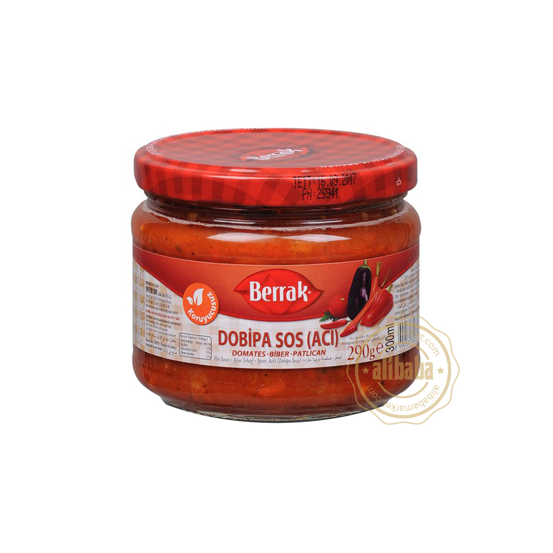 BERRAK DOBIPA SAUCE HOT (AJVAR) 310GR - Altin Grocery Spread Berrak