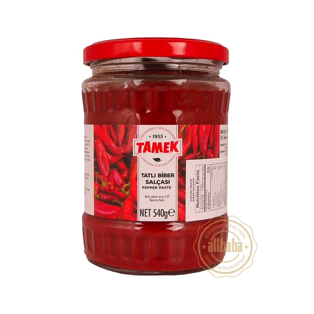 TAMEK PEPPER PASTE SWEET 540GR - Altin Grocery Paste Tamek