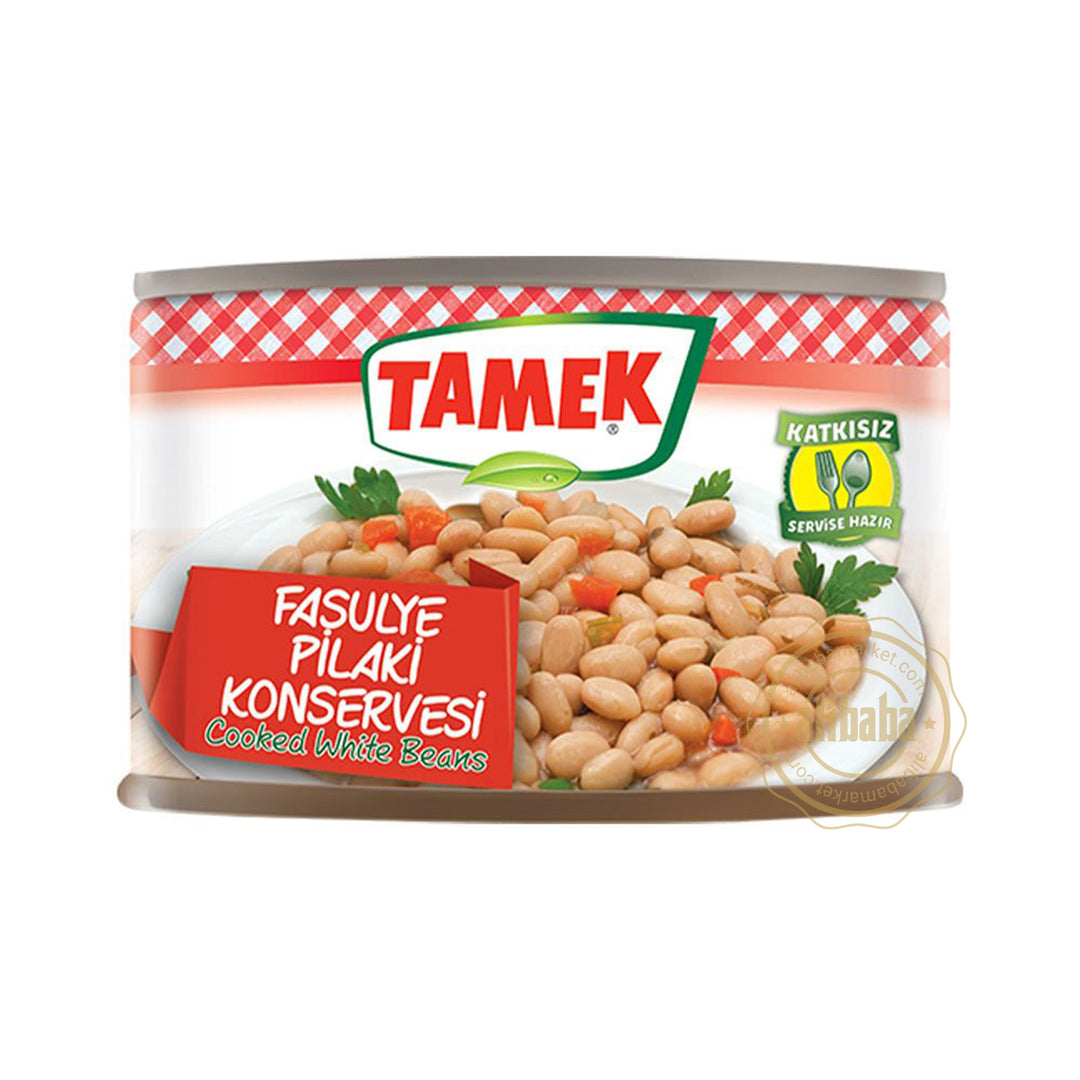 TAMEK COOKED WHITE BEANS (FASULYE PILAKI) 400G - Altin Grocery Ready Meal Tamek