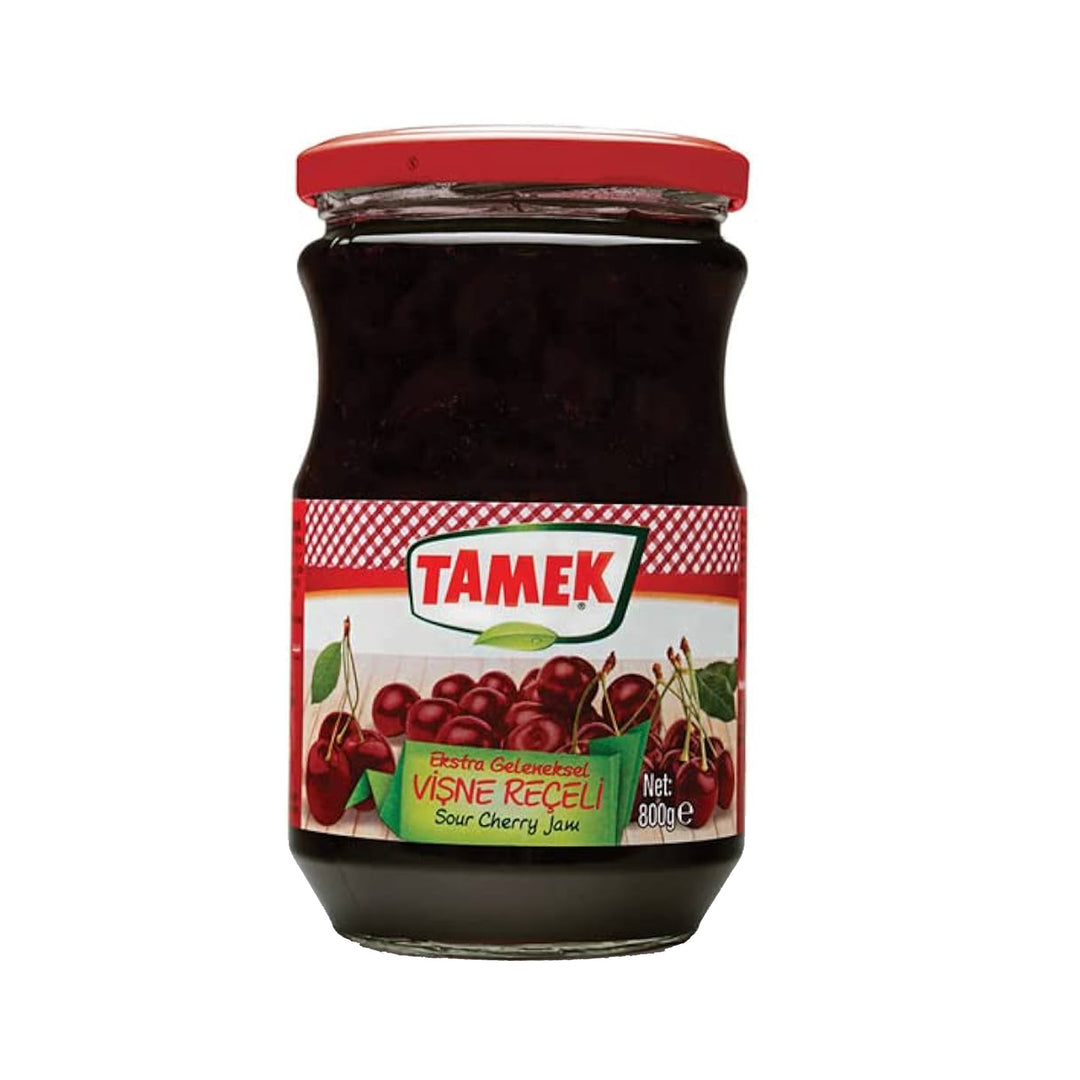 TAMEK SOUR CHERRY JAM JAR 800GR - Altin Grocery Jam Tamek