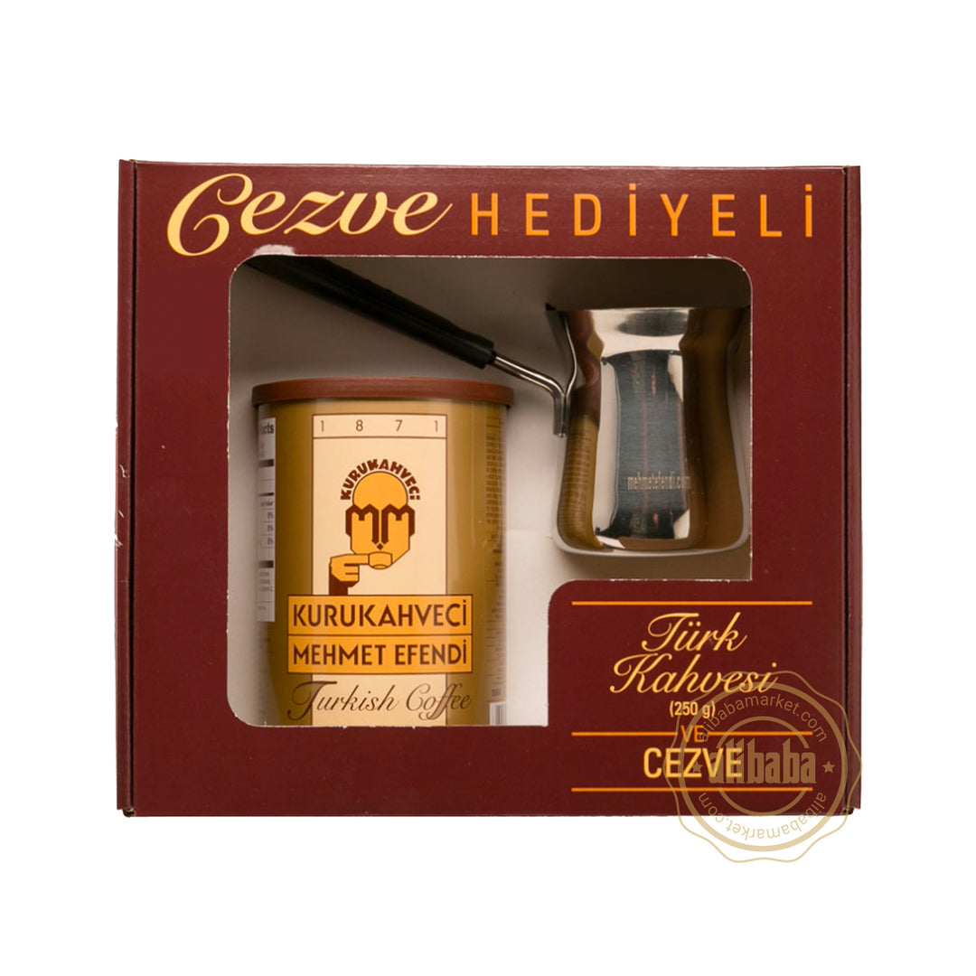 Mehmet Efendi Turkish Coffee w/Free Coffee Pot 250gr