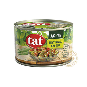 TAT GREEN BEANS IN OLIVE OIL CAN 380G
