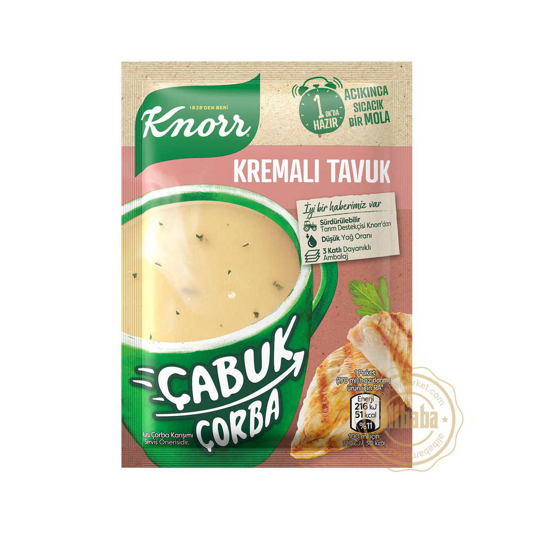 KNORR CHICKEN CREAM SOUP (CABUK) 22GR