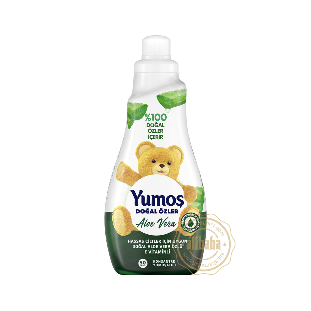 YUMOS LAUNDRY SOFTENER ALOE VERA 1440ML
