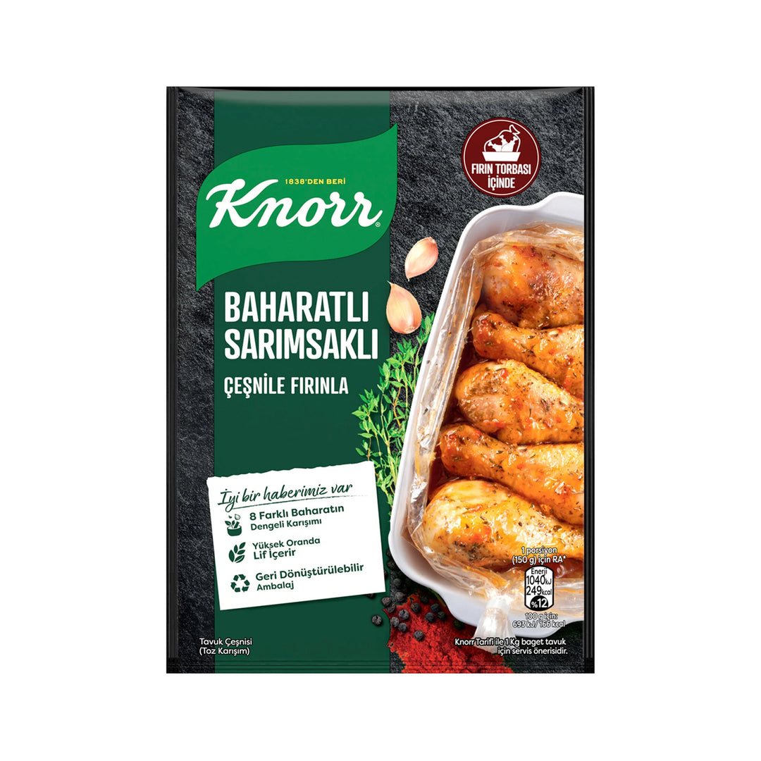 KNORR CHICKEN MIX W SPICE AND GARLIC 34GR - Altin Grocery Spice Knorr